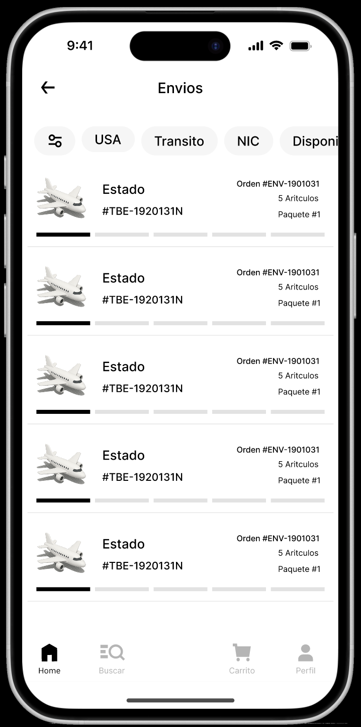 Rastrea y recibe